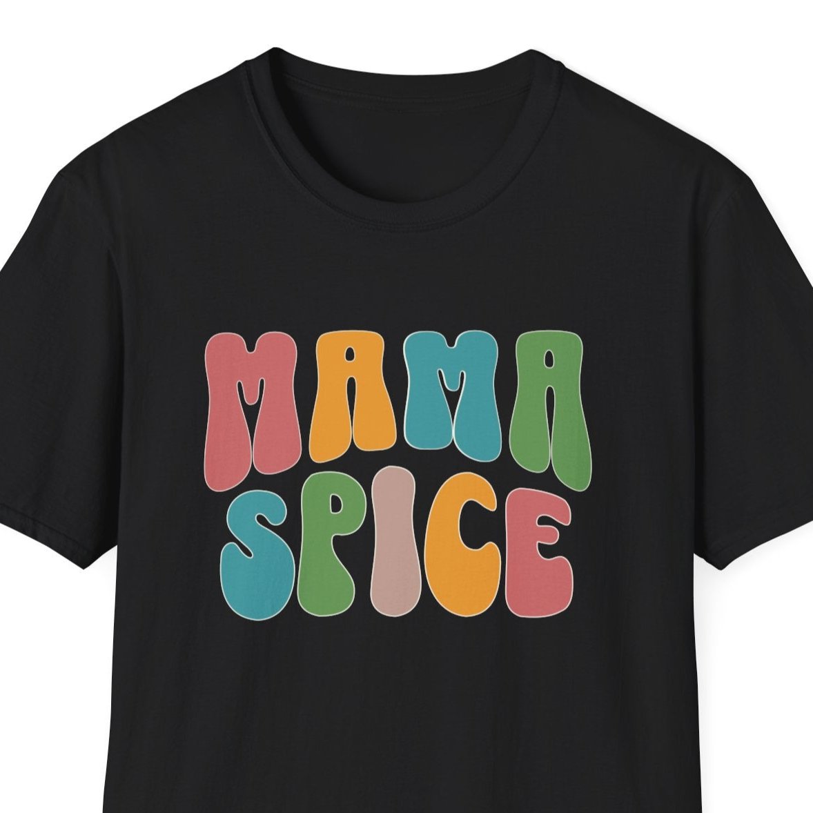 Mama Spice Fall Mommy and Me Design Short Sleeve Unisex T-Shirt XS - Plus Size 5X