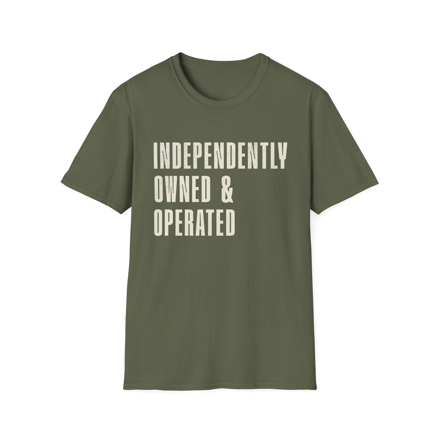 Independently Owned & Operated Bad Ass Boss T-Shirt - Fun Unisex Softstyle Tee Small Through 5X
