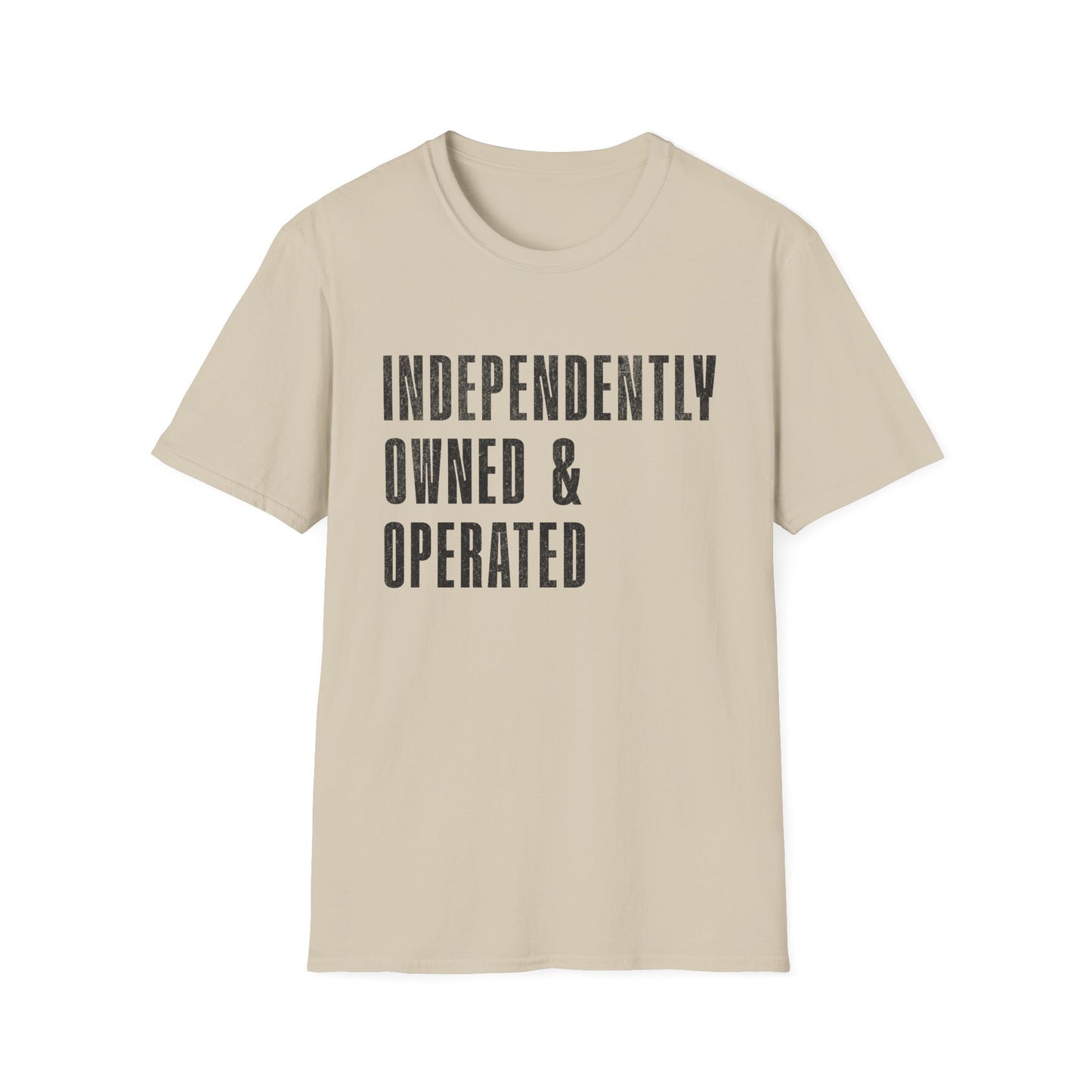Independently Owned & Operated Bad Ass Boss T-Shirt - Fun Unisex Softstyle Tee Small Through 5X