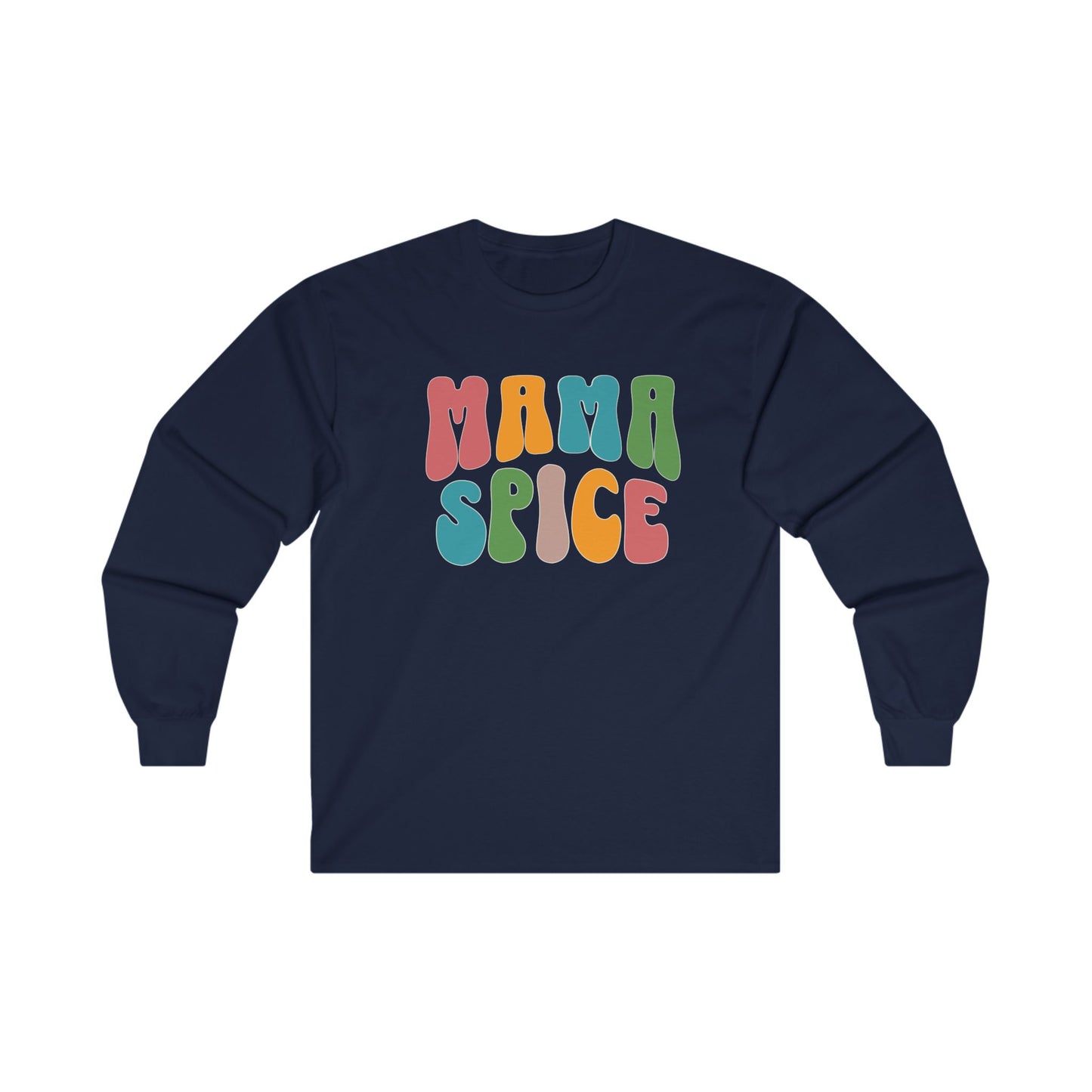 Mama Spice Fall Mommy and Me Design Unisex Ultra Cotton Long Sleeve Tee
