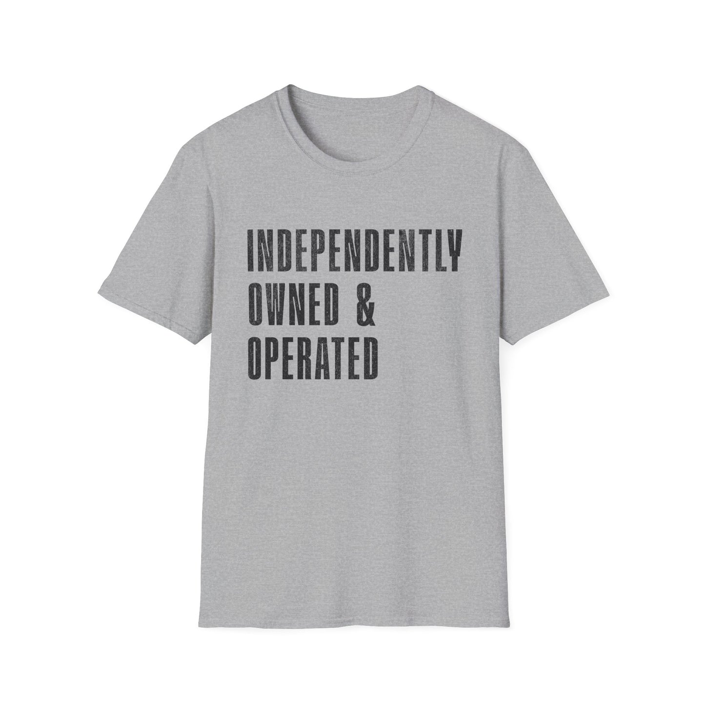 Independently Owned & Operated Bad Ass Boss T-Shirt - Fun Unisex Softstyle Tee Small Through 5X