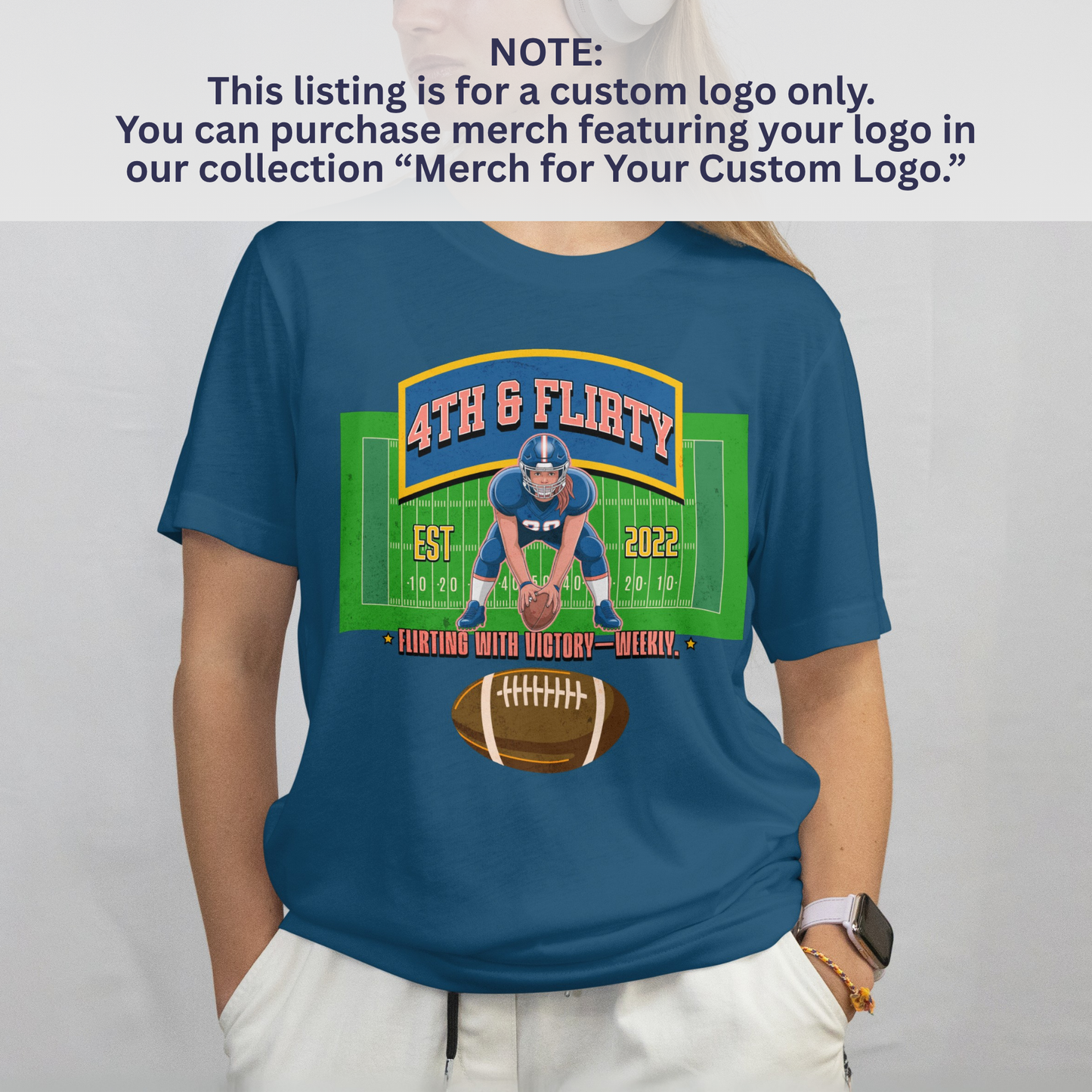 Custom Fantasy Football Team Logo Design