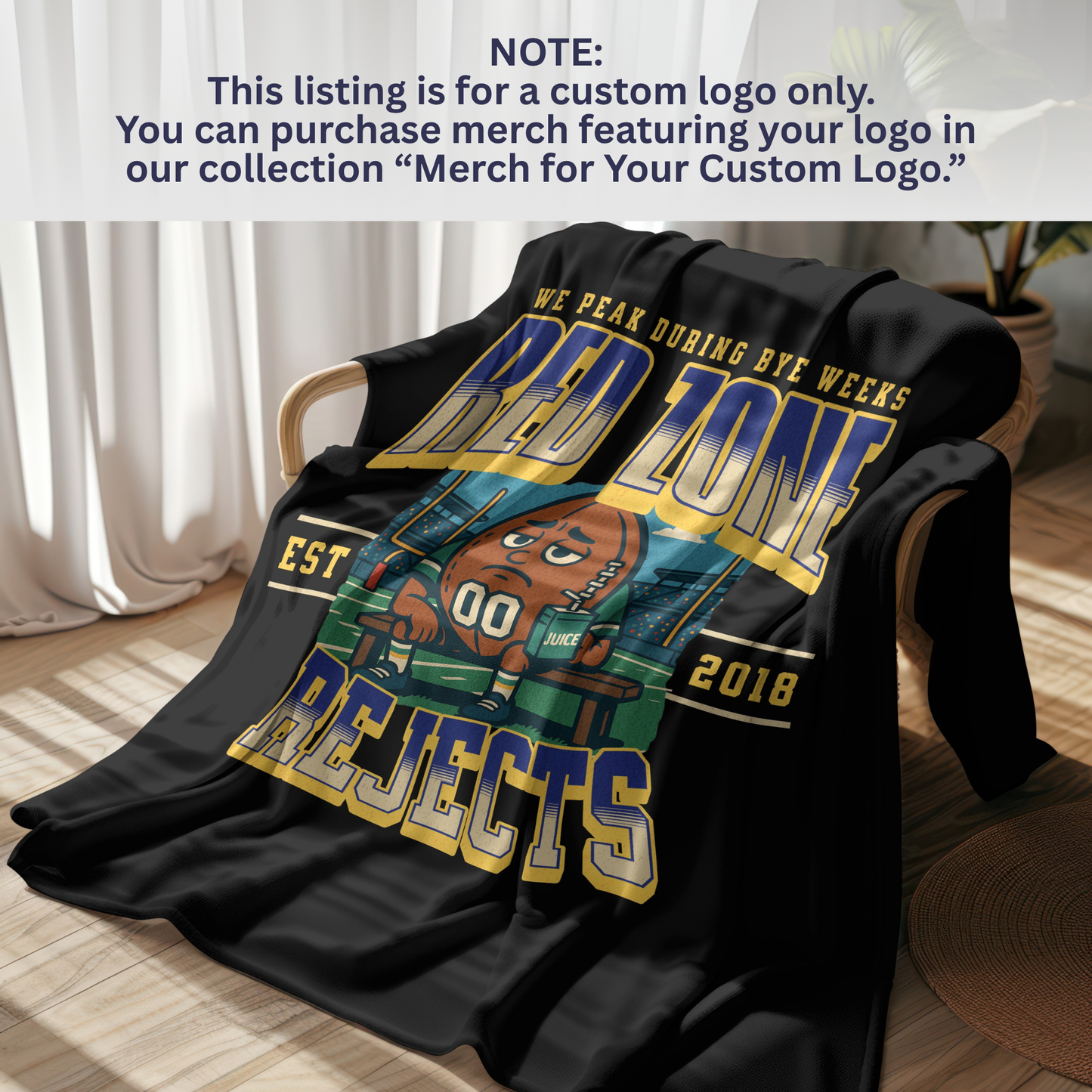 Custom Fantasy Football Team Logo Design