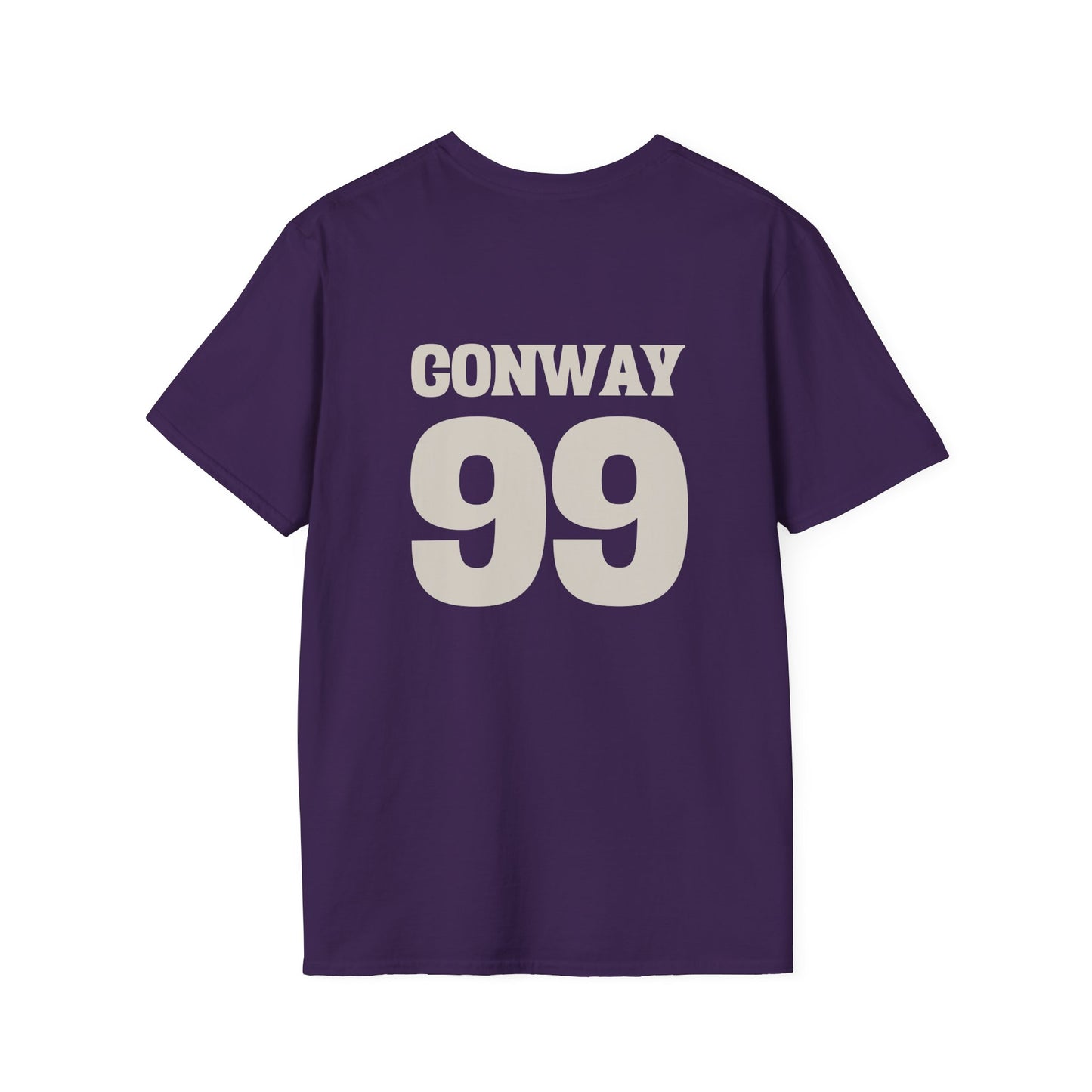 Custom Hitchhiking Hitters Short Sleeve Purple Softball T-Shirt Unisex Apparel