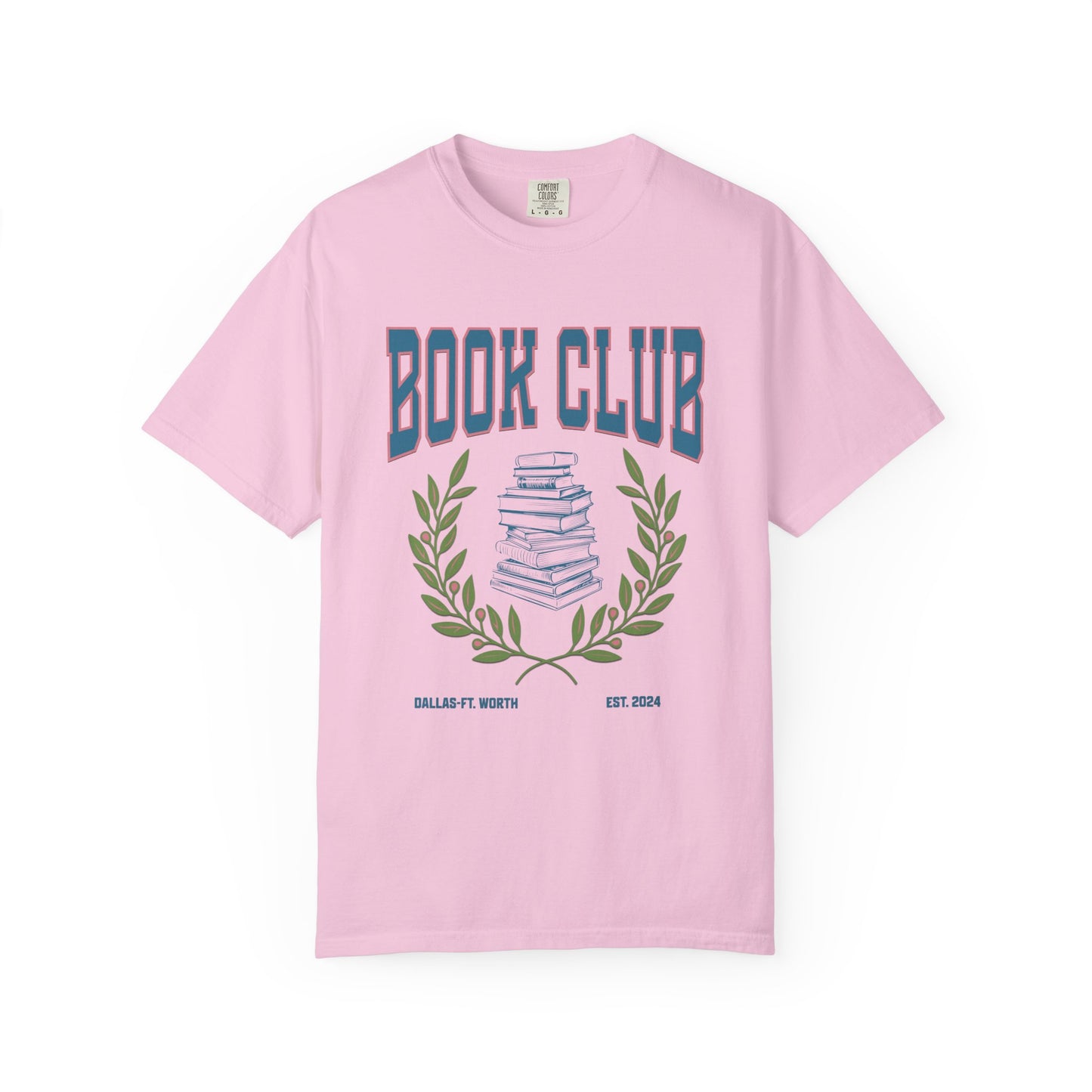 Customized DFW Book Club Garment-Dyed Unisex T-Shirt