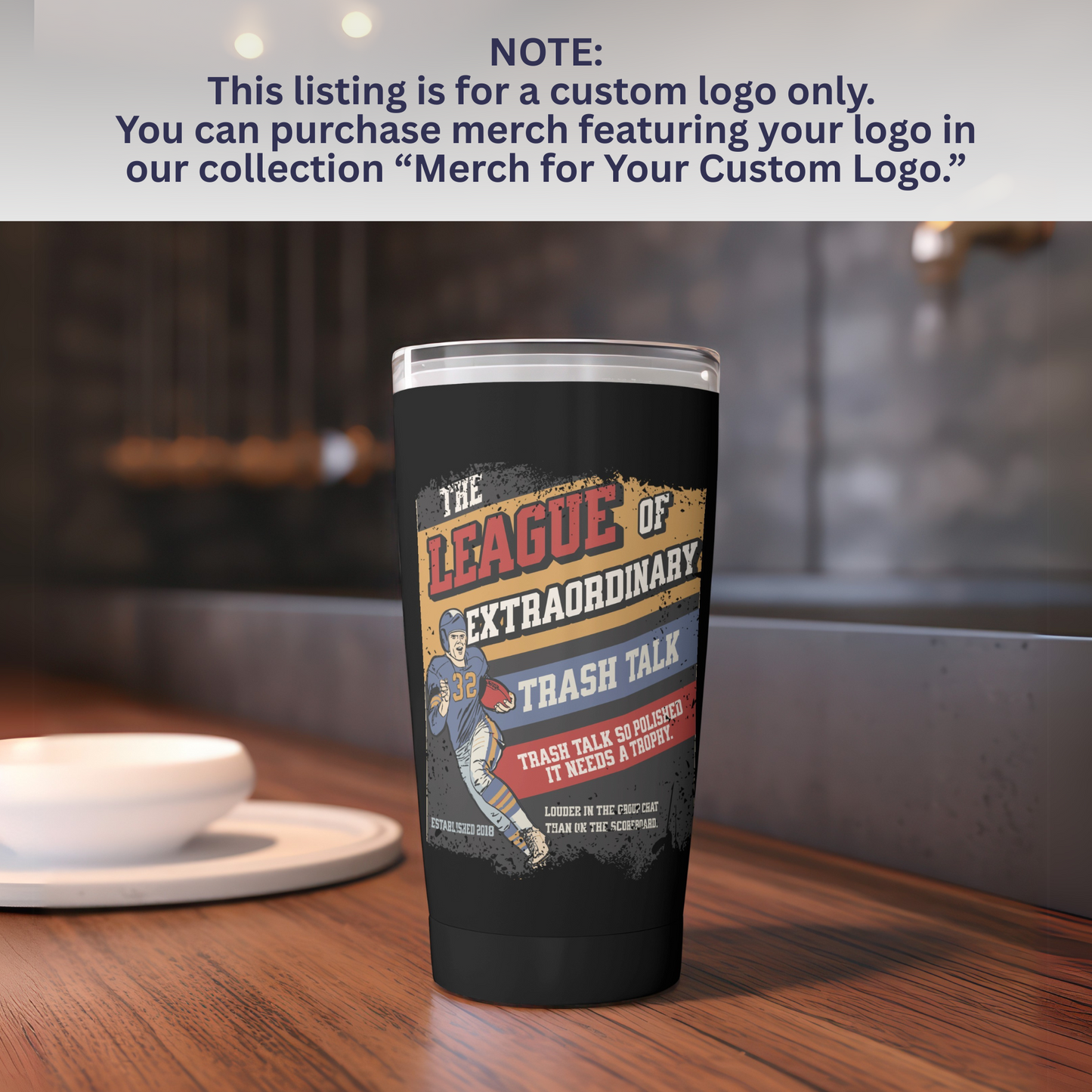 Custom Fantasy Football Team Logo Design