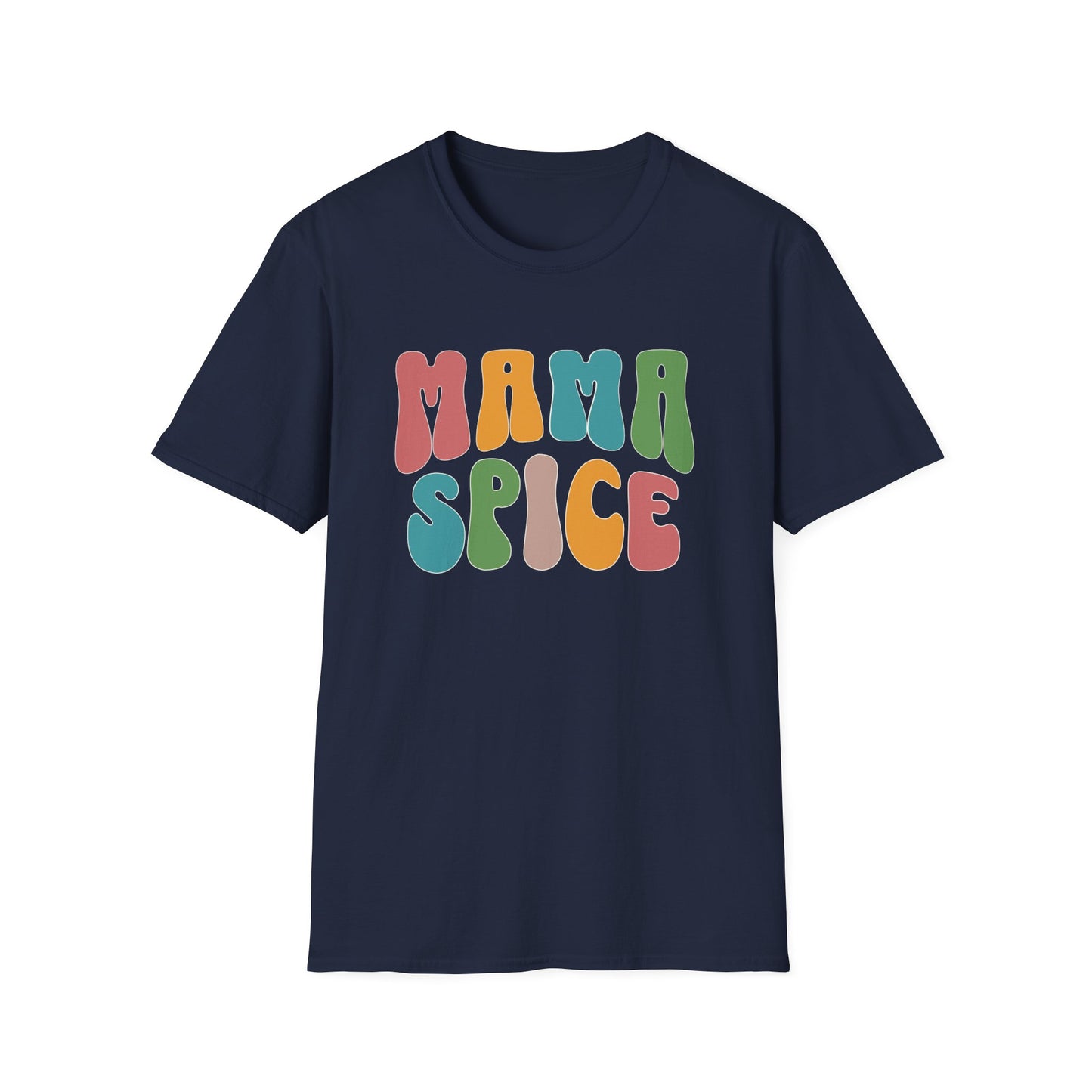 Mama Spice Fall Mommy and Me Design Short Sleeve Unisex T-Shirt XS - Plus Size 5X