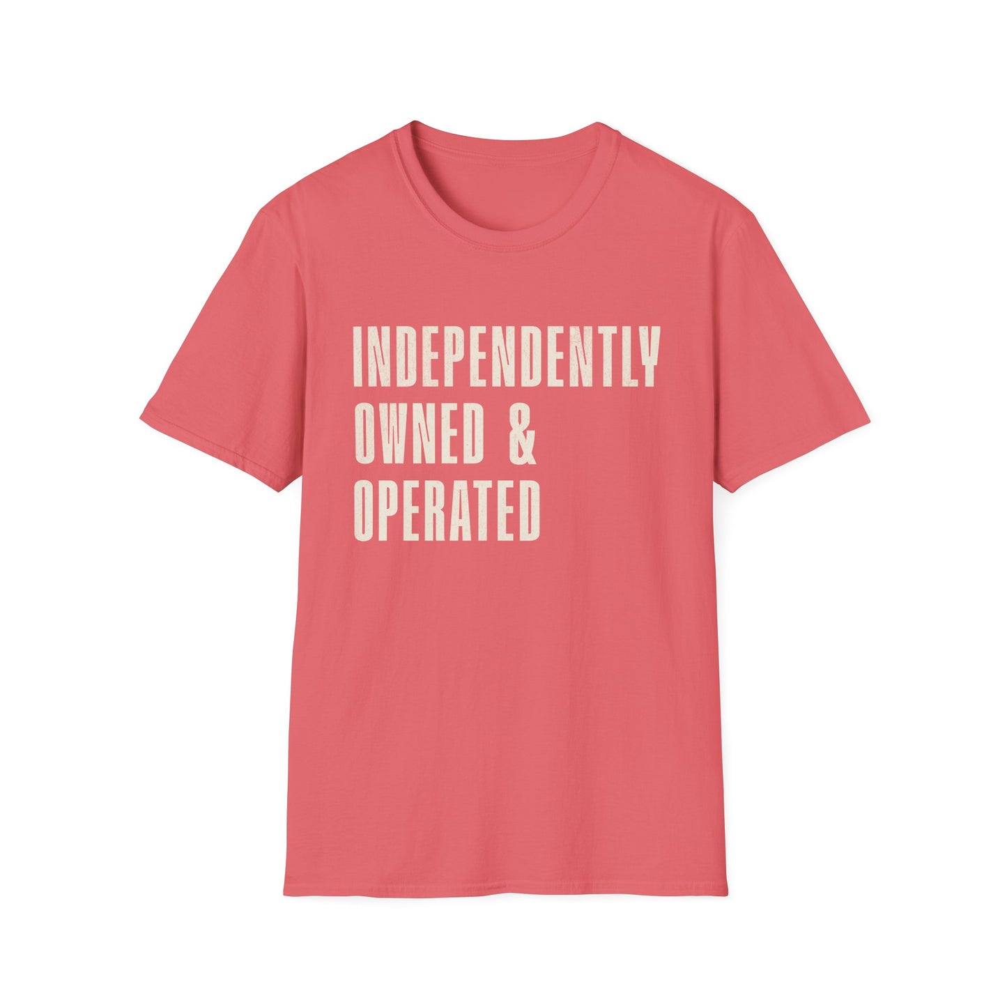 Independently Owned & Operated Bad Ass Boss T-Shirt - Fun Unisex Softstyle Tee Small Through 5X