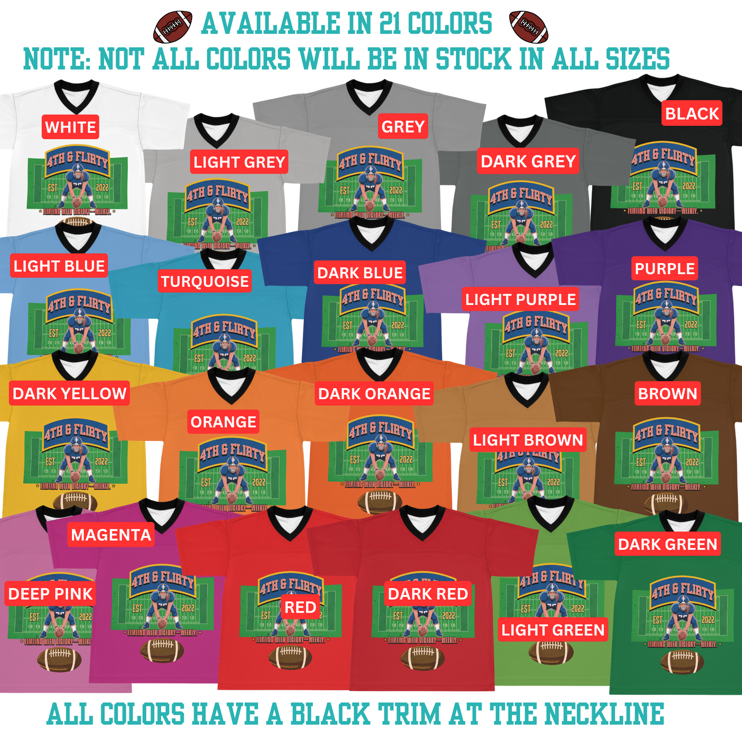 Merch for Your Logo! Unisex Football Jersey