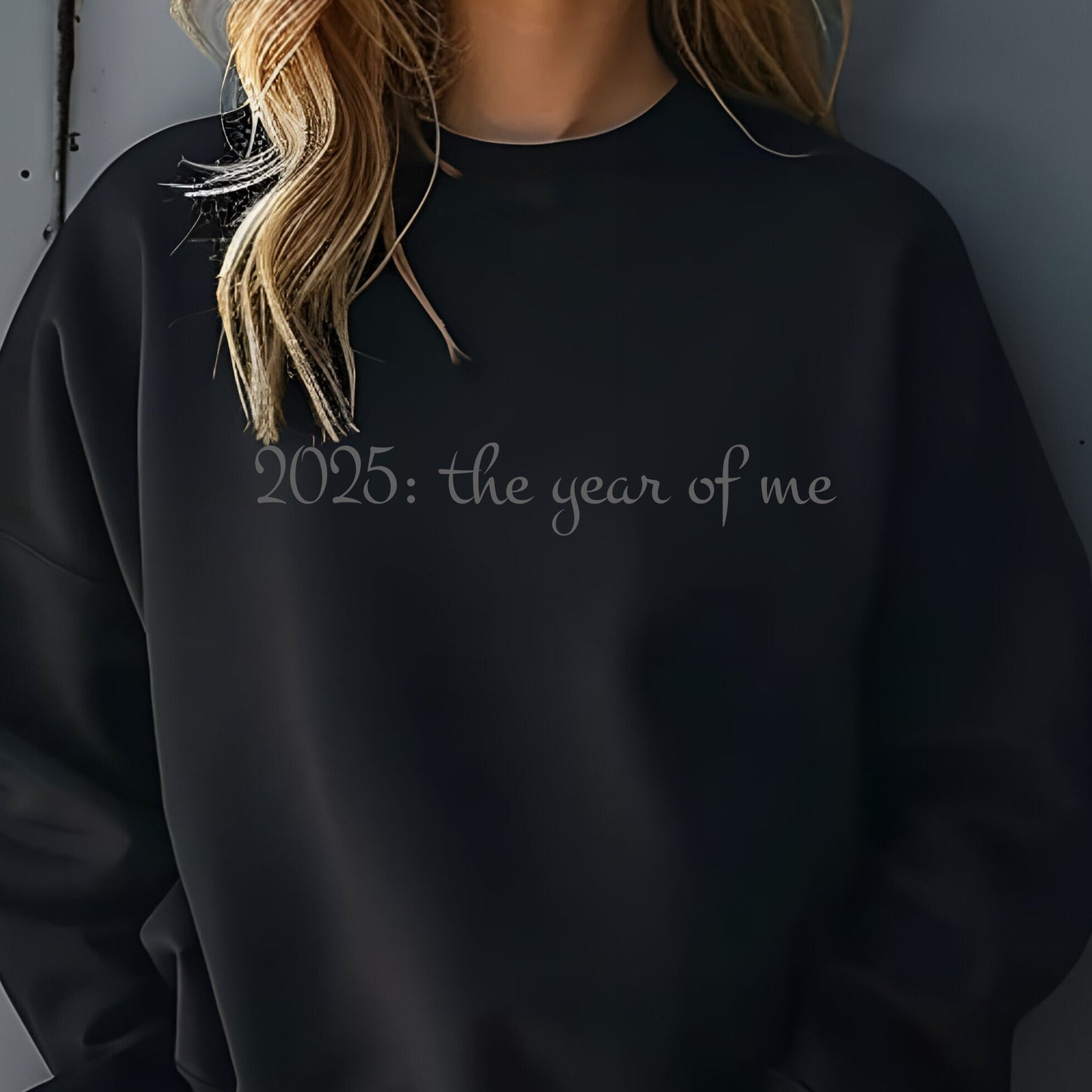 2025: The Year of Me Crewneck Sweatshirt Small - Plus Size 5X