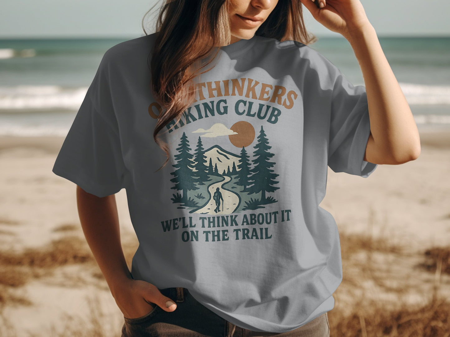 Overthinkers Hiking Club Graphic T-Shirt product