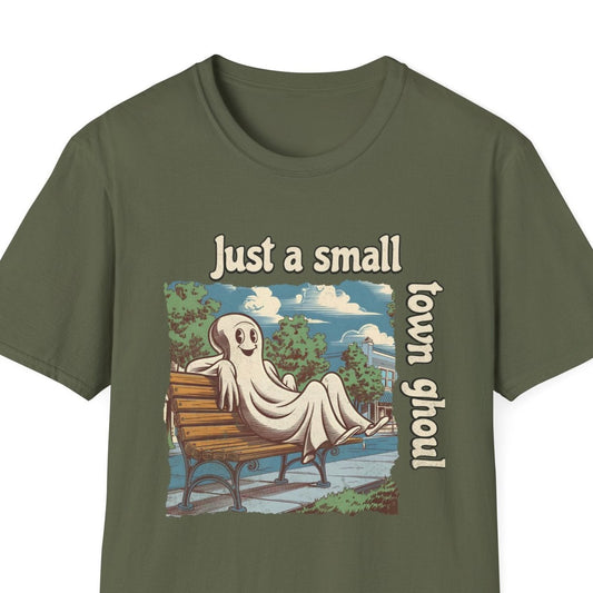 Just A Small Town Ghoul Funny Halloween Tee, Unisex T-Shirt XS-5XL