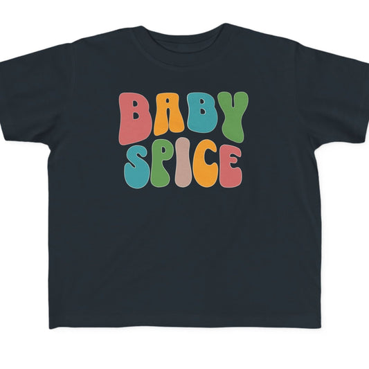 Baby Spice Fall Mommy and Me Design Short Sleeve Toddler's Fine Jersey Tee