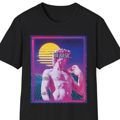 Ya Basic Vaporwave Helleniic Synthwave Aesthetic Neon 80s Unisex T-Shirt XS -  Plus Size 5X