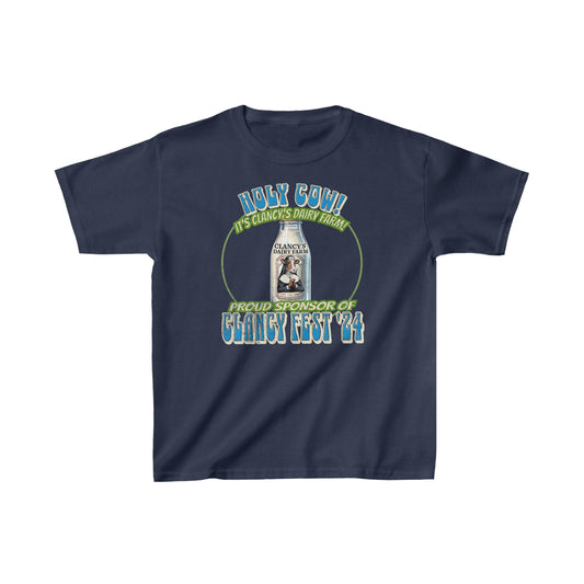 Clancy Fest '24 Custom Design Big Kids Heavy Cotton Tee