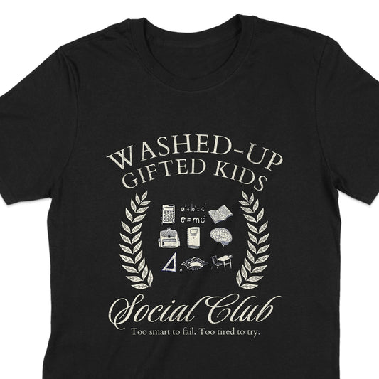 Washed-Up Gifted Kids Social Club shirt product type