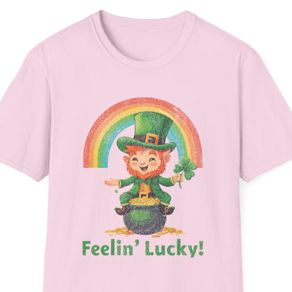St. Patrick's Day Humor T-Shirt "Feelin'Lucky" Holiday Design