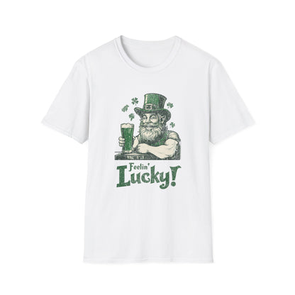 St. Patrick's Day "Feelin' Lucky" T-Shirt Design