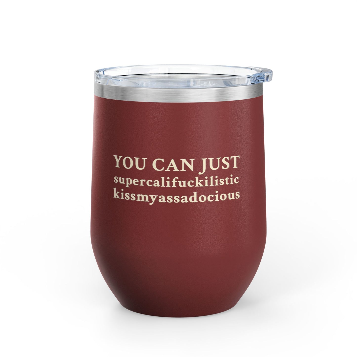 Smart Ass Wine Tumbler, 12oz Insulated Tumbler