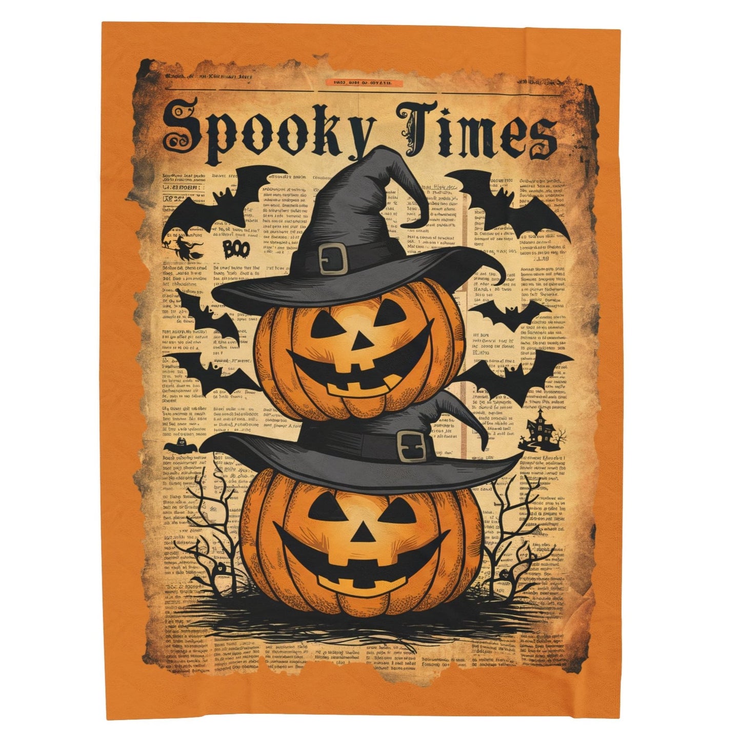 Halloween Themed Velveteen Plush Blanket Choice of Seven Designs