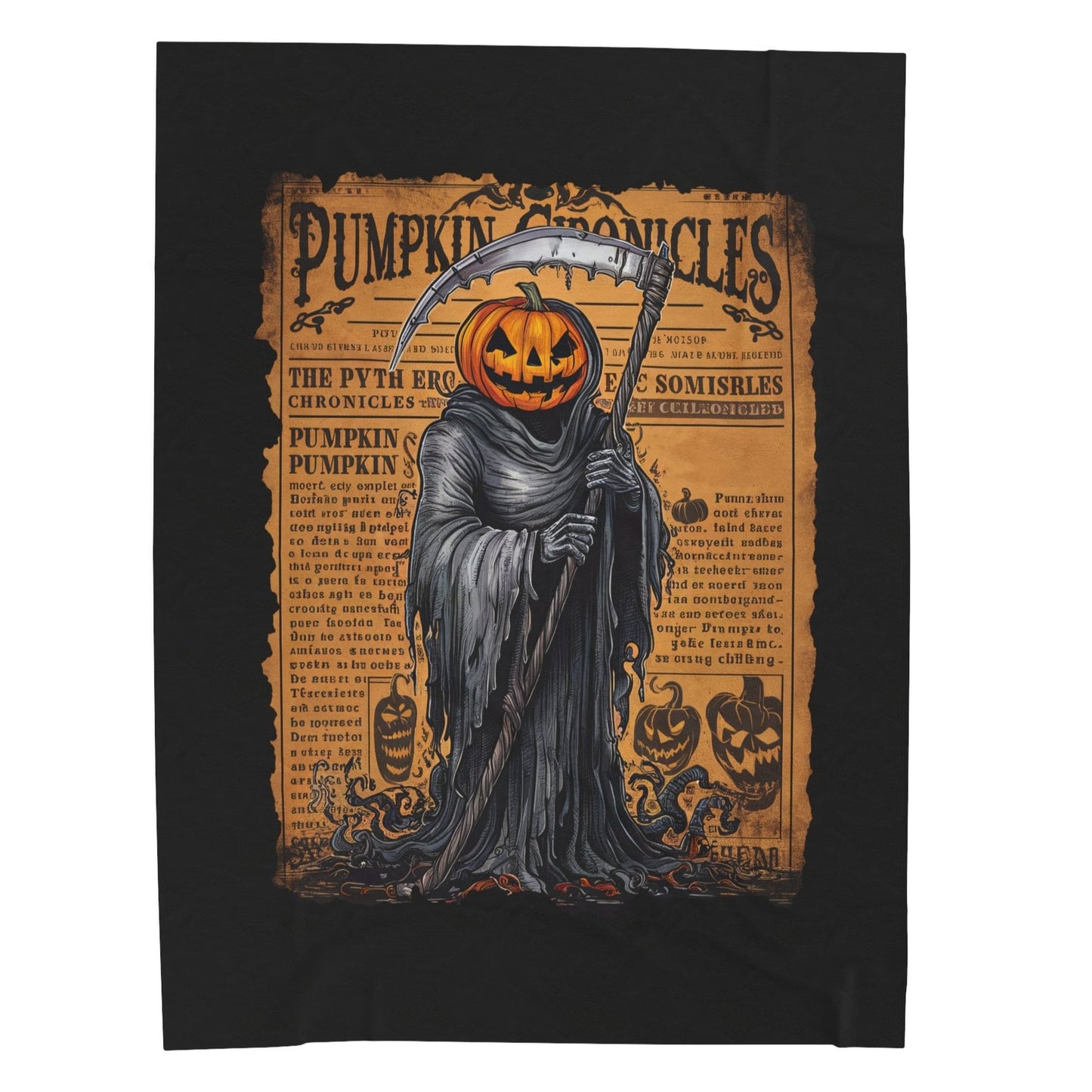 Halloween Themed Velveteen Plush Blanket Choice of Seven Designs