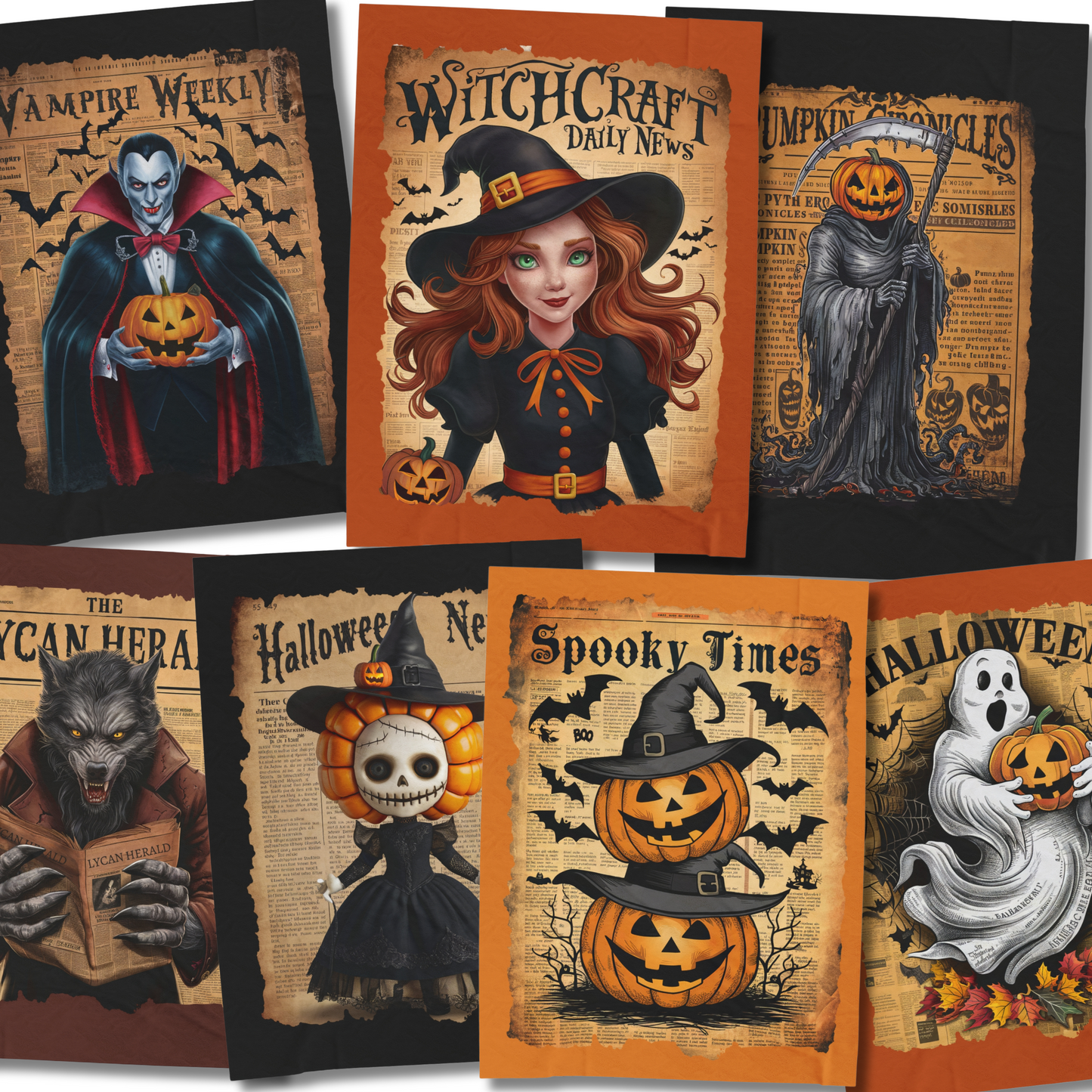 Halloween Themed Velveteen Plush Blanket Choice of Seven Designs